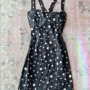 Black & White Polka Dot Sundress